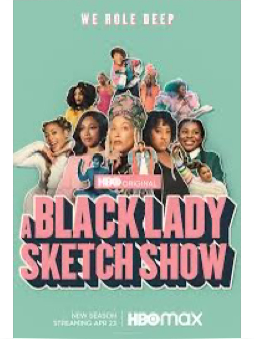A black lady sketch show seasons 1-4 DVD MOD made on demand